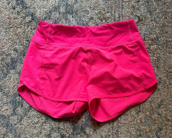 Lululemon speed up 4’ Hot pink shorts - Image 3
