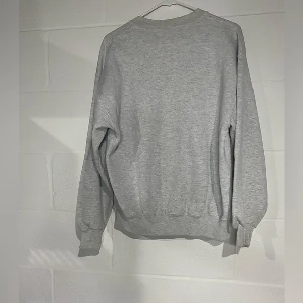 Gray Crewneck Sweater cape may fits medium - Image 5