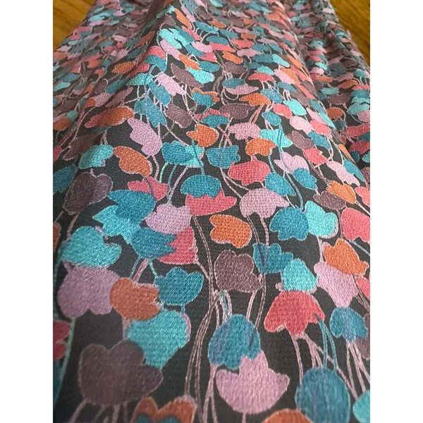 Laura Ashley Vintage Ditsy Tulip A-Line Maxi Skirt Cottagecore Boho - Image 3