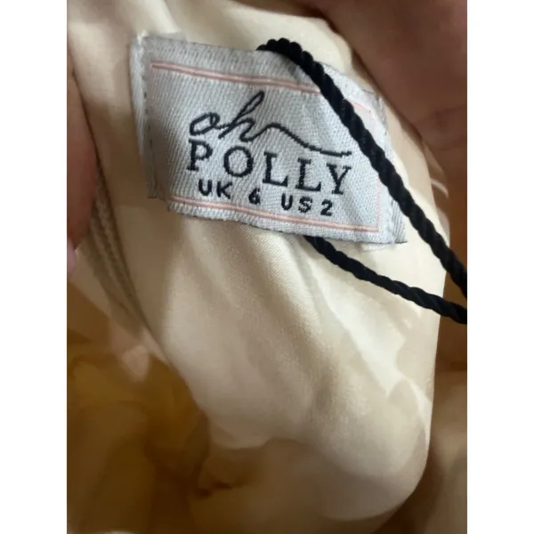 NWT Oh Polly Valentina Ivory Corset‎ Fishtail Midaxi Dress Size US 2 - Image 9