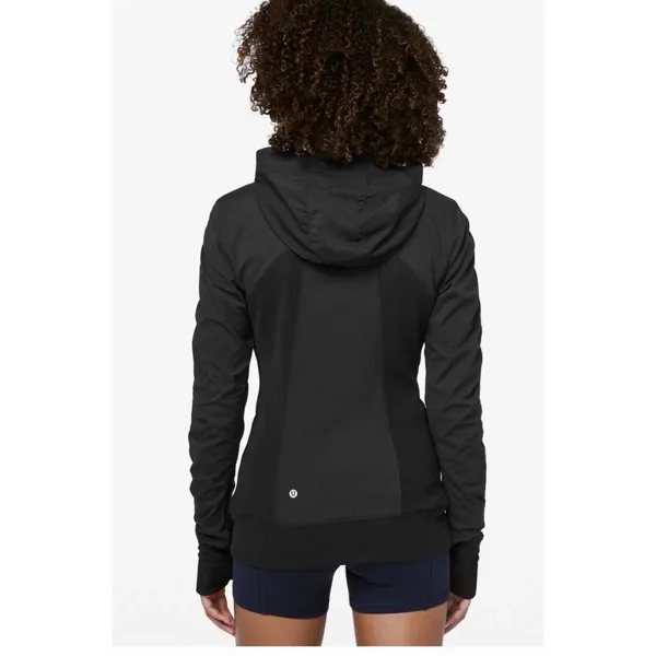 Lululemon Dance Studio Jacket III Reversible Women's 6 Black Heathered Gray R6-2 - Image 12