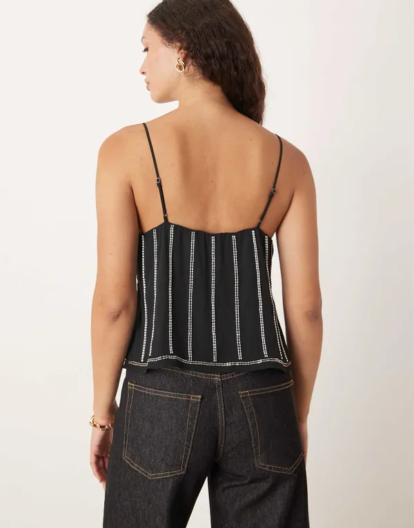 Abercrombie & Fitch Beaded Cami Tank - Image 7