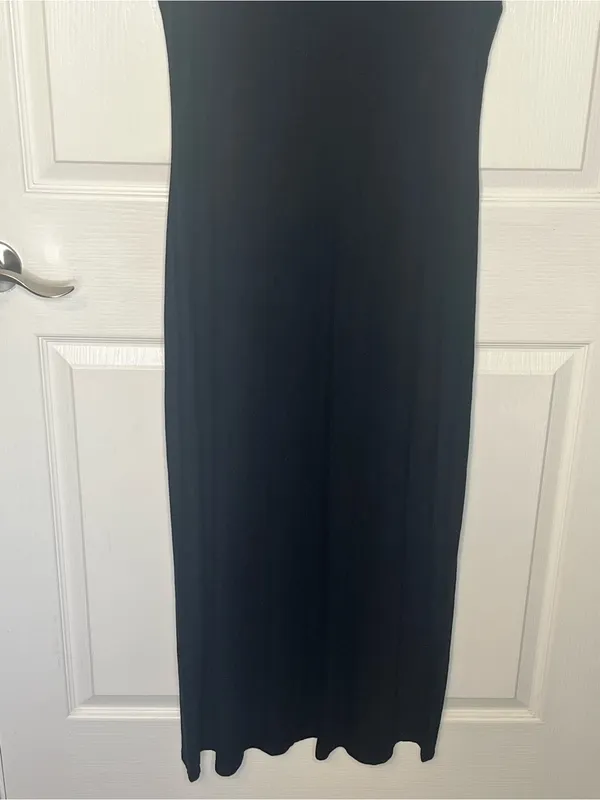 Cache Black Lace Shoulder Maxi Dress Sz 4 - Image 10