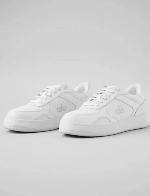 Alo Yoga Recovery Mode White Sneakers - Image 3