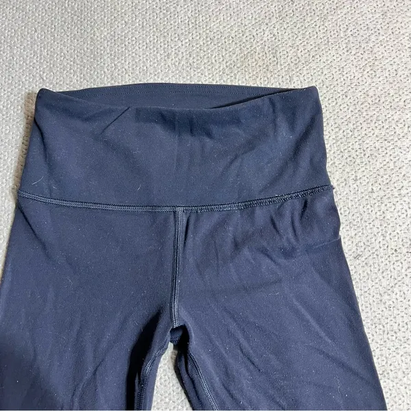 Women’s Navy Blue High Rise Active Leggings XXS EUC - Image 2
