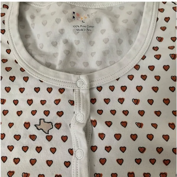 Long Sleeve Texas Hearts Pajamas - Image 4