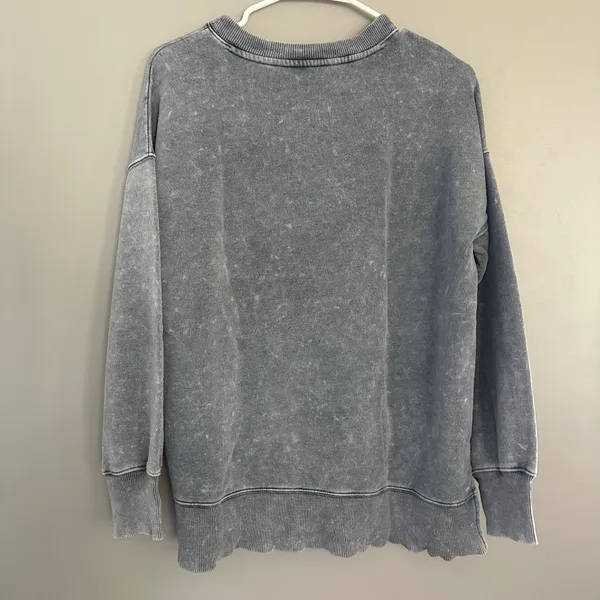 SO comfy oversized sweatshirt Gray Size XS - Image 2