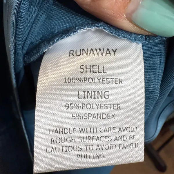 Runaway The Label Steel Blue Kristine Strapless Satin Maxi Dress Sz M - Image 6