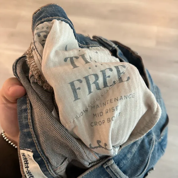 FREE PEOPLE we the free low maintenance mid rise crop boot NWOT SIZE 27 - Image 3