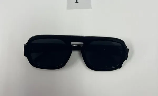 Black aviator sunglasses / classic black sunglasses - Image 5