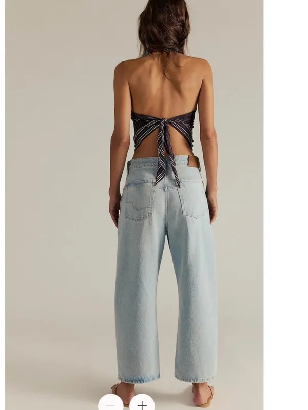 We The Free Deep Trance Boyfriend Ankle Jeans Women Size 27 NWT - Image 2
