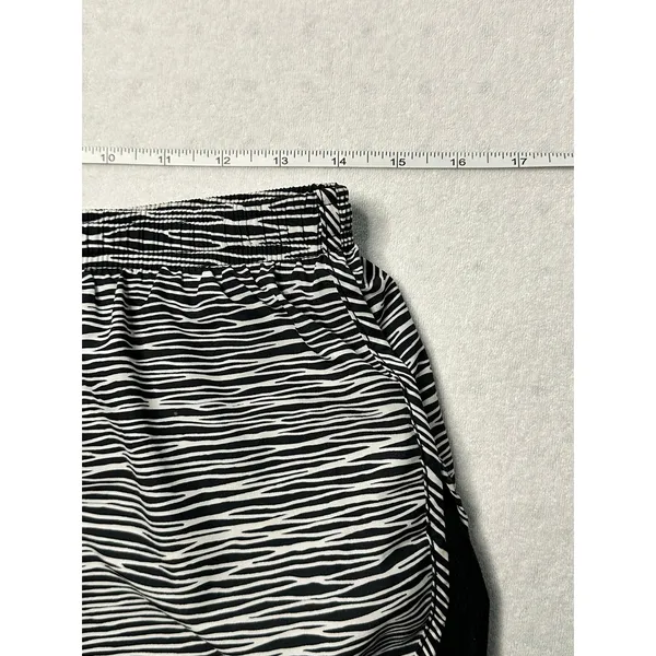 Nike Dri-Fit Running Shorts Women’s Medium Zebra Print Lined Pocket Drawstring - Image 6