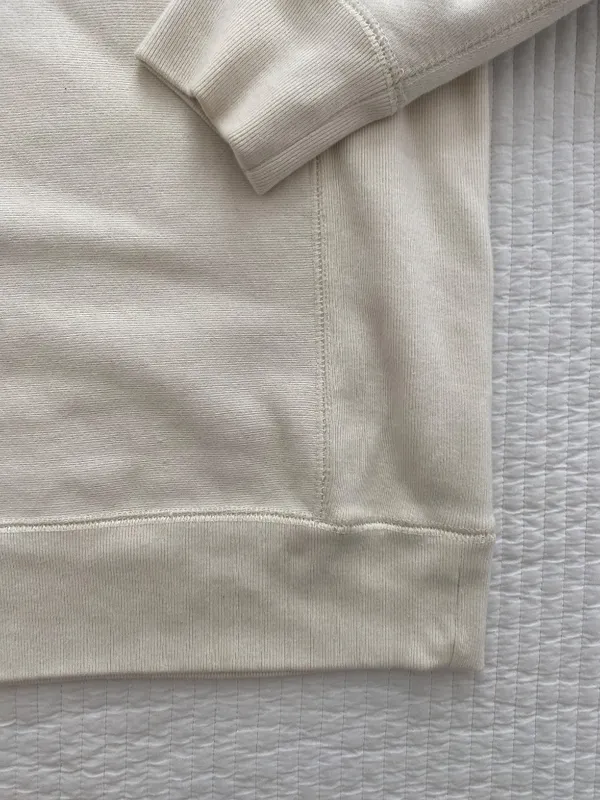 Cream foxtrot cotton crewneck food critic aesthetic - Image 4