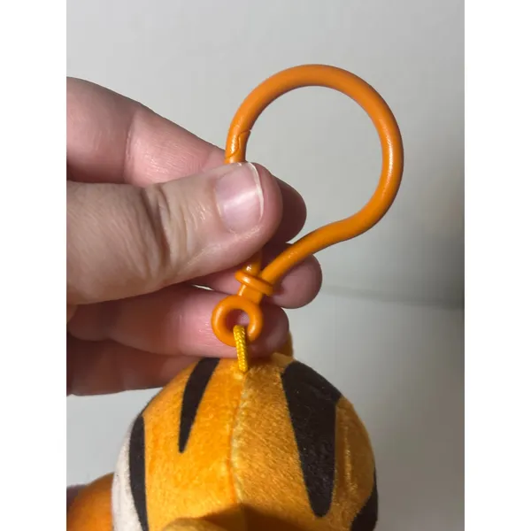 Disney Parks Tigger Clip-On Bag Charm Plush Purse Backpack Accessory 4" - Image 3