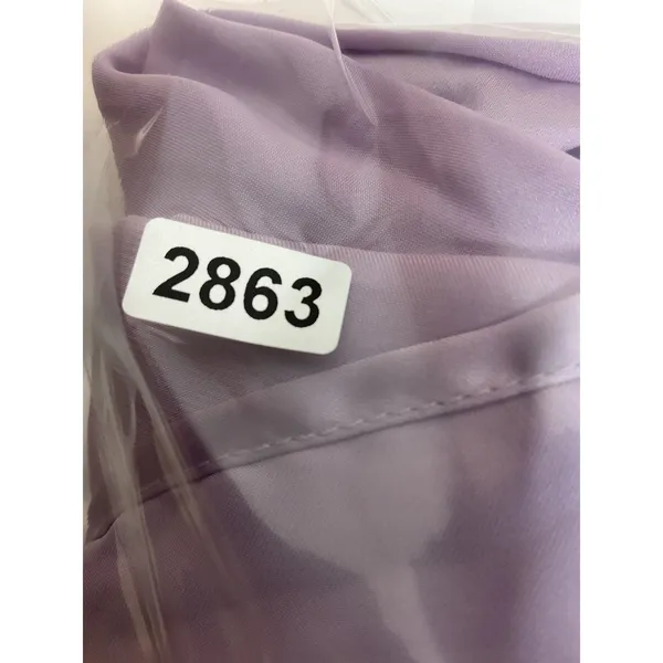 BAOBAB Womens Dress Marea One Shoulder Wrap Lavender Size Large - Image 10