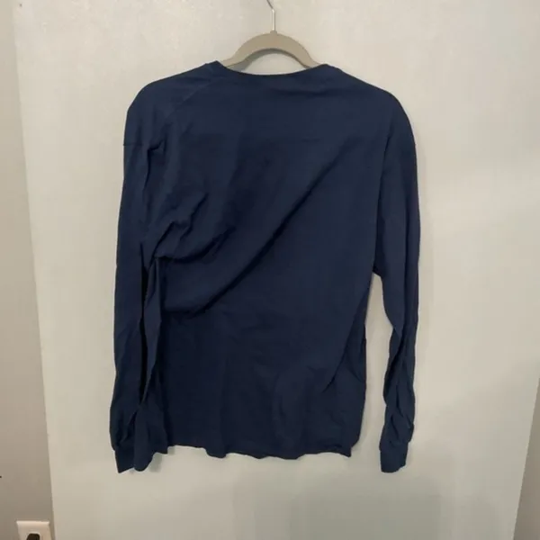 Delta Pro Weight Women Long Sleeve York Beach Maine Salty Vibes Graphic Navy L - Image 3