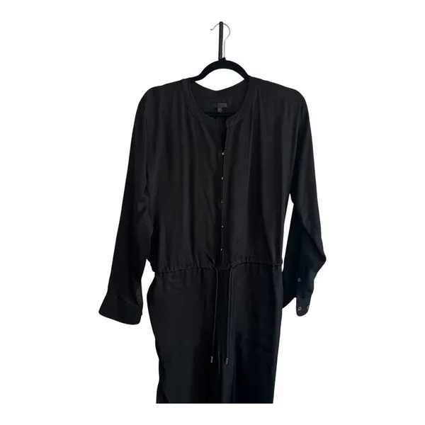 ATM Anthony Thomas Melillo Black Lyocell Blend Utility Jogger Jumpsuit Size S - Image 4