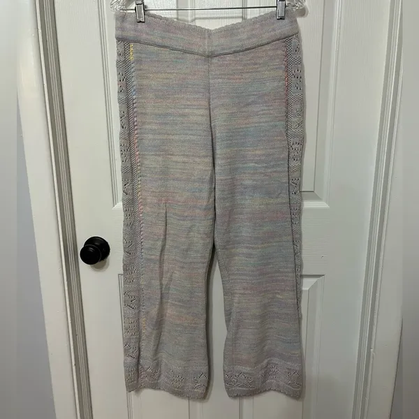 LoveShackFancy Toro Knit‎ Pants- Pastel Rainbow - Image 2