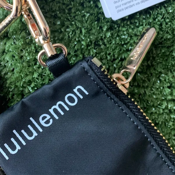 Lululemon Black Gold dual Pouch wristlet - Image 3