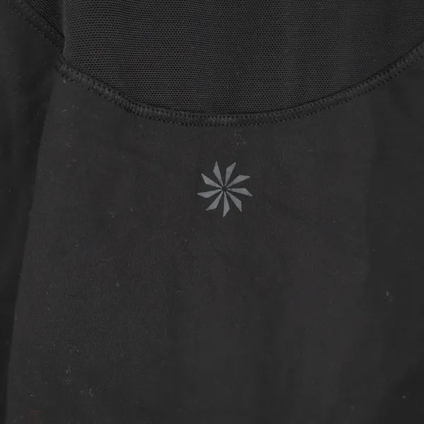 Athleta Womens Black Racerback Mesh Back Performance Workout Tank Top Size L - Image 6