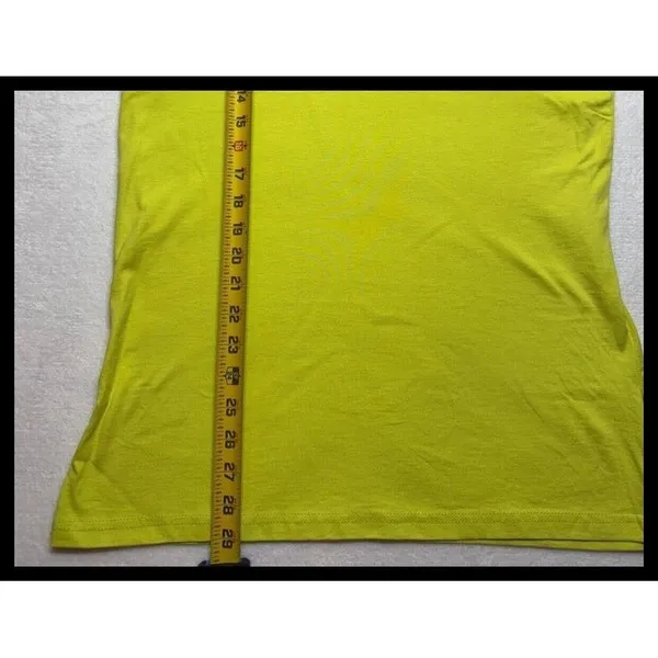 Southern‎ Marsh T-Shirt Womens Medium Lime Green Pocket Short Sleeve Tee - Image 5