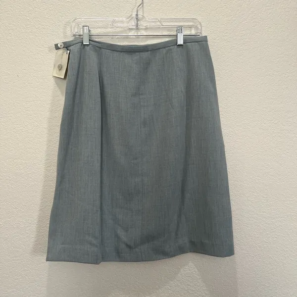 Nwt‎ Worthington soft classics "Melange" Blue skirt size 14 - Image 2