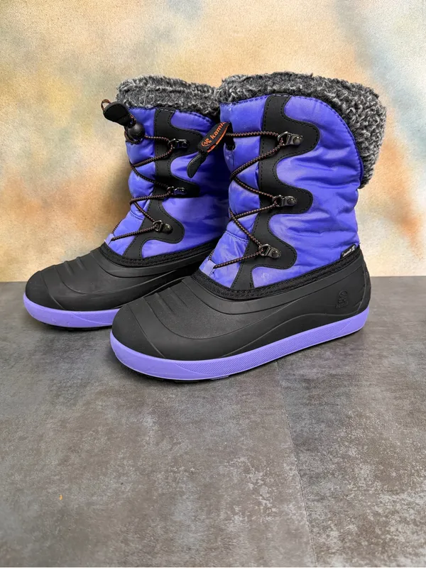 Kamik Women's Snow Boots Purple/Black Size 6 - Image 4