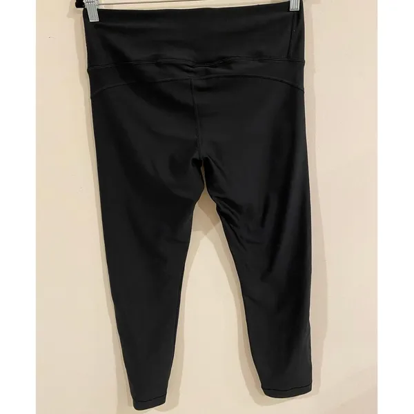 Under Armour HeatGear Pull On Compression Ankle Leggings Black Women's Large - Image 2