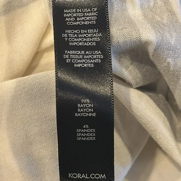 Koral Women’s Off White Angled Tank Top - Size L - Image 6