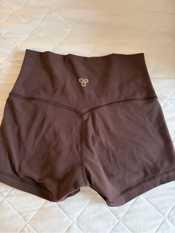 Aritzia High-Waist Athletic Shorts - Brown - Image 2
