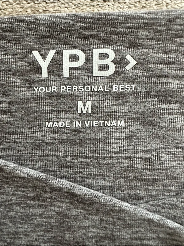 YPB Everyday Soft Flare Leggings Heather Gray size medium - Image 5