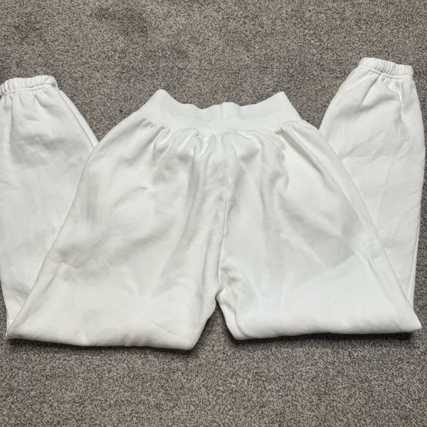 Nike white sweatpants  - Image 3