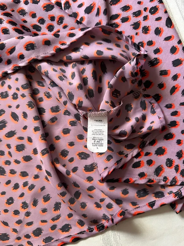 Vici Pink & Black Leopard Print Cutout Knot Maxi Dress Size L - Image 12