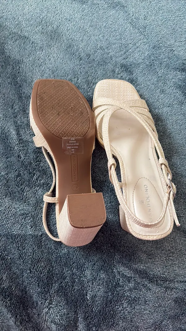 Bandolino strappy off white heels - Image 4