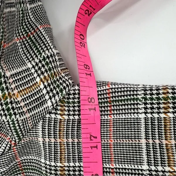 Maeve Anthropologie Lilith‎ Plaid Oversized Double Breasted Blazer Jacket Sz 6 - Image 8