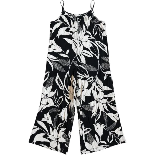 Ecothreads Black White Tropical Floral Maxi Dress Medium DC1389FM EcoVero Rayon - Image 9