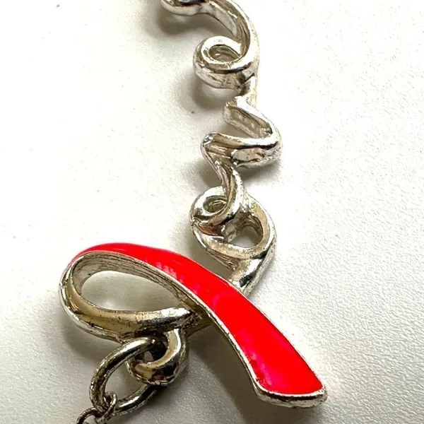 Avon Love ribbon breast cancer awareness necklace - Image 5