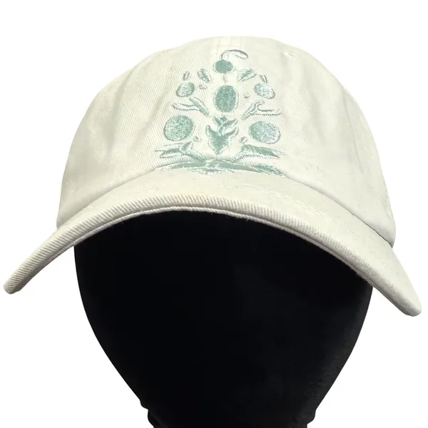 FP Movement Big Buti Baseball Cap Womens White Embroidered Floral Hat NWOT - Image 2