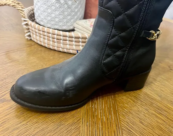 JustFab Argo Quilted Riding Boot Size 7 - Image 9