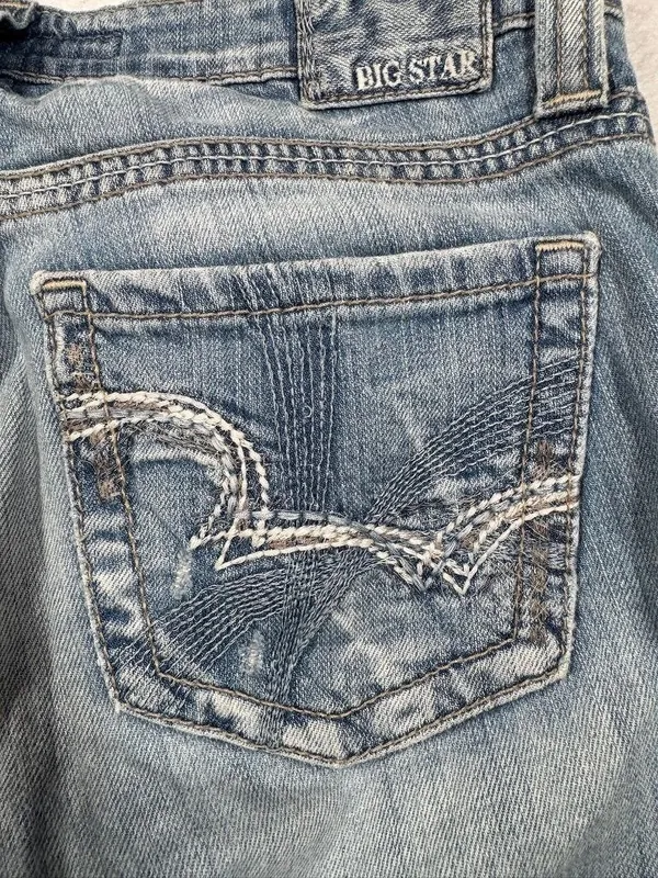 Big Star Maddie Boot Cut Jeans Mid Rise Fit Medium Wash Tagged Women's Size 29L - Image 5