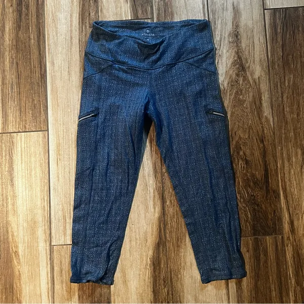 Athleta blue capri leggings - Image 2