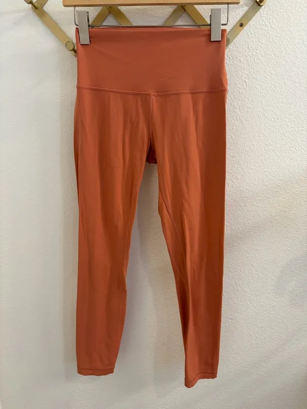 Lululemon Athletica Align Pant II 25" Cool Rustic Coral 6 Leggings - Image 4
