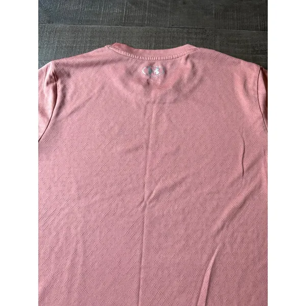 Under Armour Women's Peach‎ Short Sleeve Loose Athletic Tee Size Large - Image 8