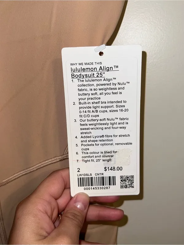NWT Lululemon Align Bodysuit 25 inch Nulu - Image 4