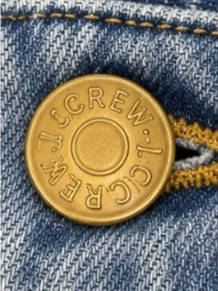 J.Crew Full Length Wide Leg Jeans Size 29 High Rise Button Fly Medium Wash - Image 6