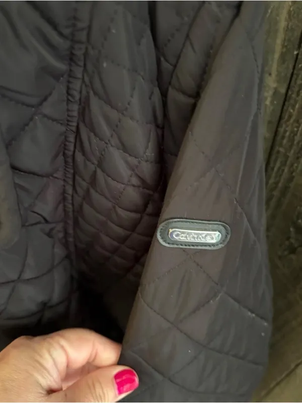 Calvin Klein Black Quilted Collar Jacket - Image 4