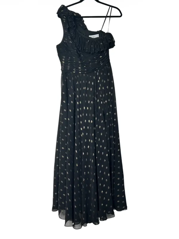 leena for Mac Duggal One Shoulder Ruffle Gown - Image 3