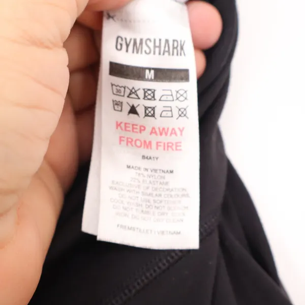 Gymshark Lifting Club Black High Waisted Scrunch Bum Leggings Medium - Image 3