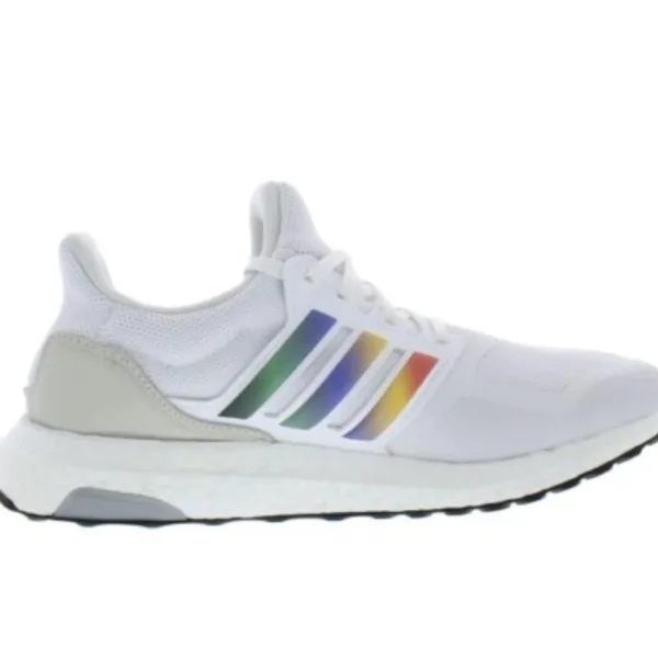 Adidas | Woman's Ultraboost S&L Pride White Rainbow Running Shoes, Size‎ 8.5 - Image 9
