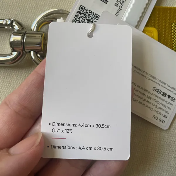 Lululemon Never Lost Keychain - Maize Yellow/Graphite Grey - Image 9